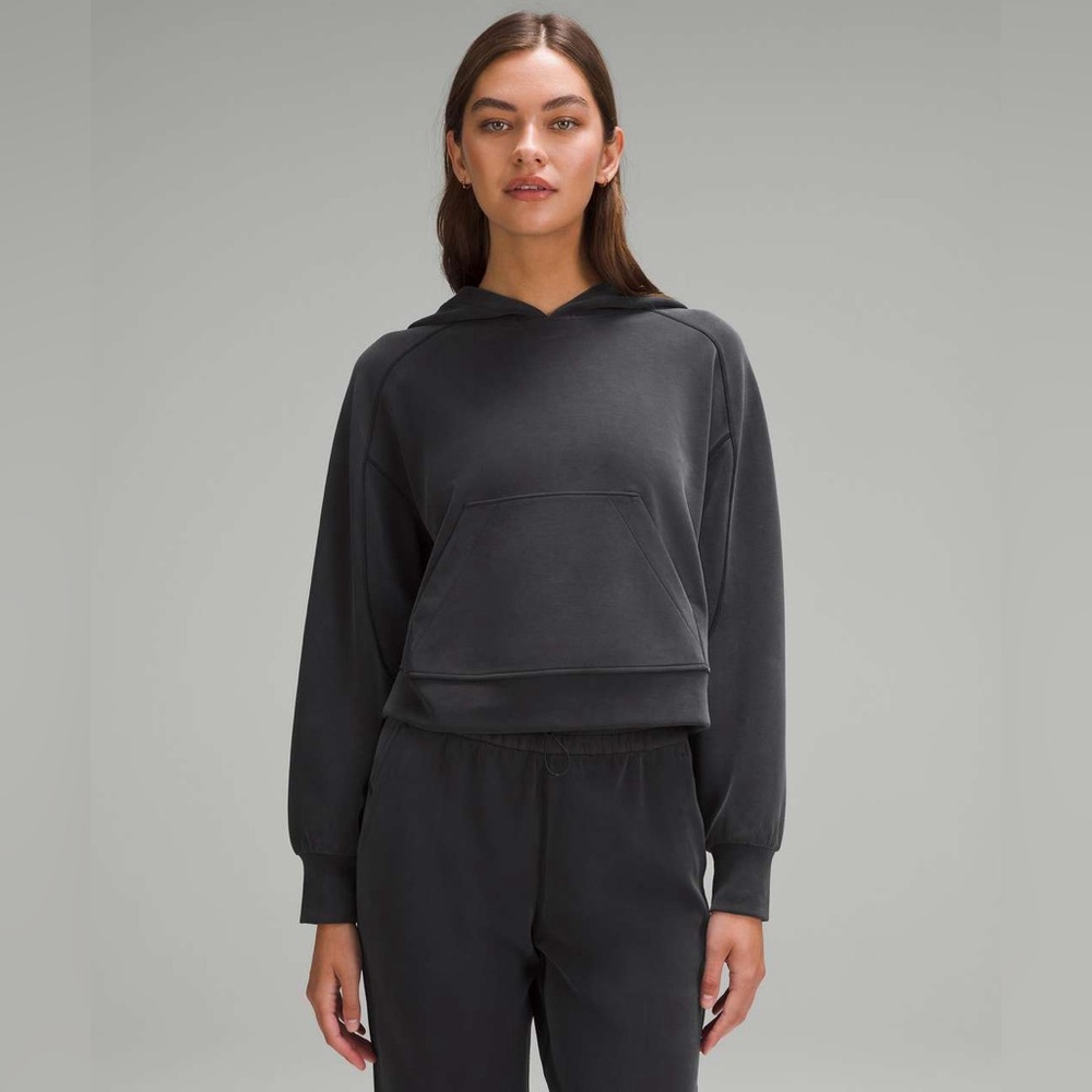 NWT Lululemon‎ Softstreme Hoodie Black Size 14